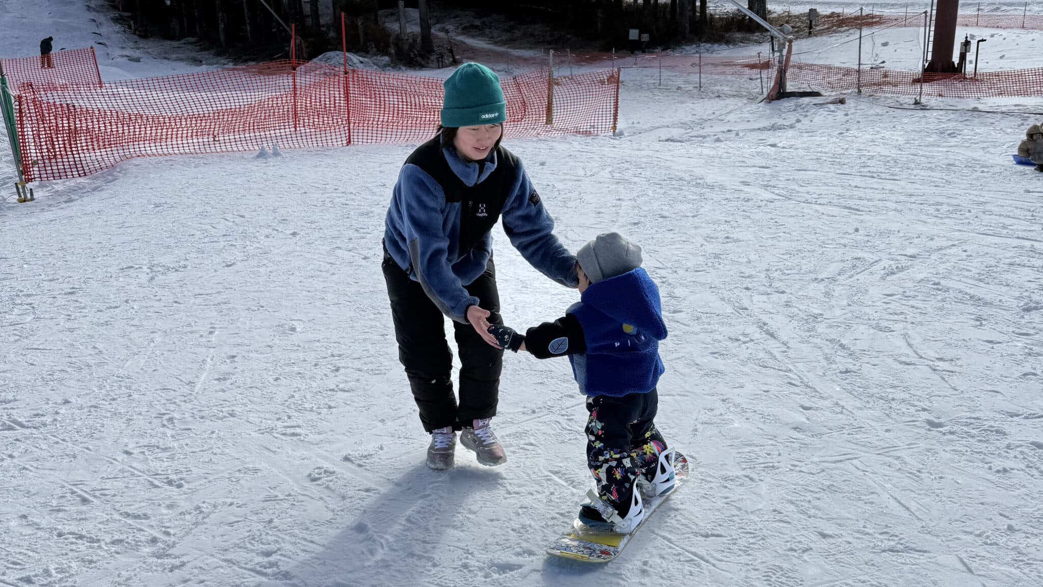 Ski resort facilities and slopes
